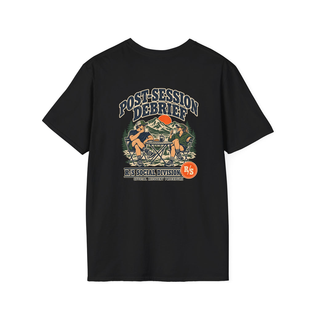 Social Division - Post session Debrief T-Shirt — Funny Retro Casual Tee