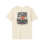Run Division - Easy run. Allegedly T-Shirt — Funny Retro Casual Tee