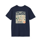 Run Division - Five Easy T-Shirt — Funny Retro Casual Tee