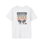 Court Division - Scorekeeping - Unnecessarily precise T-Shirt — Funny Retro Casual Tee