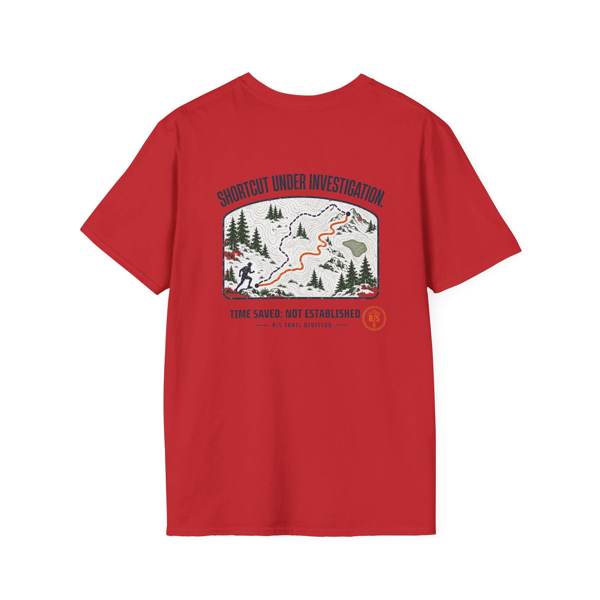 Trail Division - Shortcut under investigation T-Shirt — Funny Retro Casual Tee