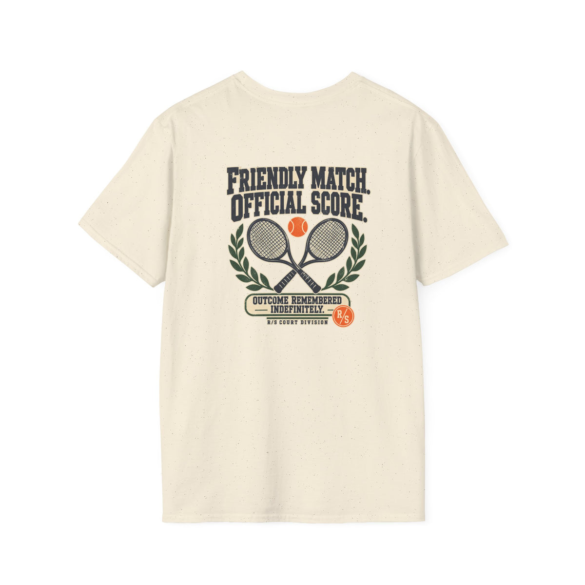 Court Division - Friendly match - Official Score T-Shirt — Funny Retro Casual Tee