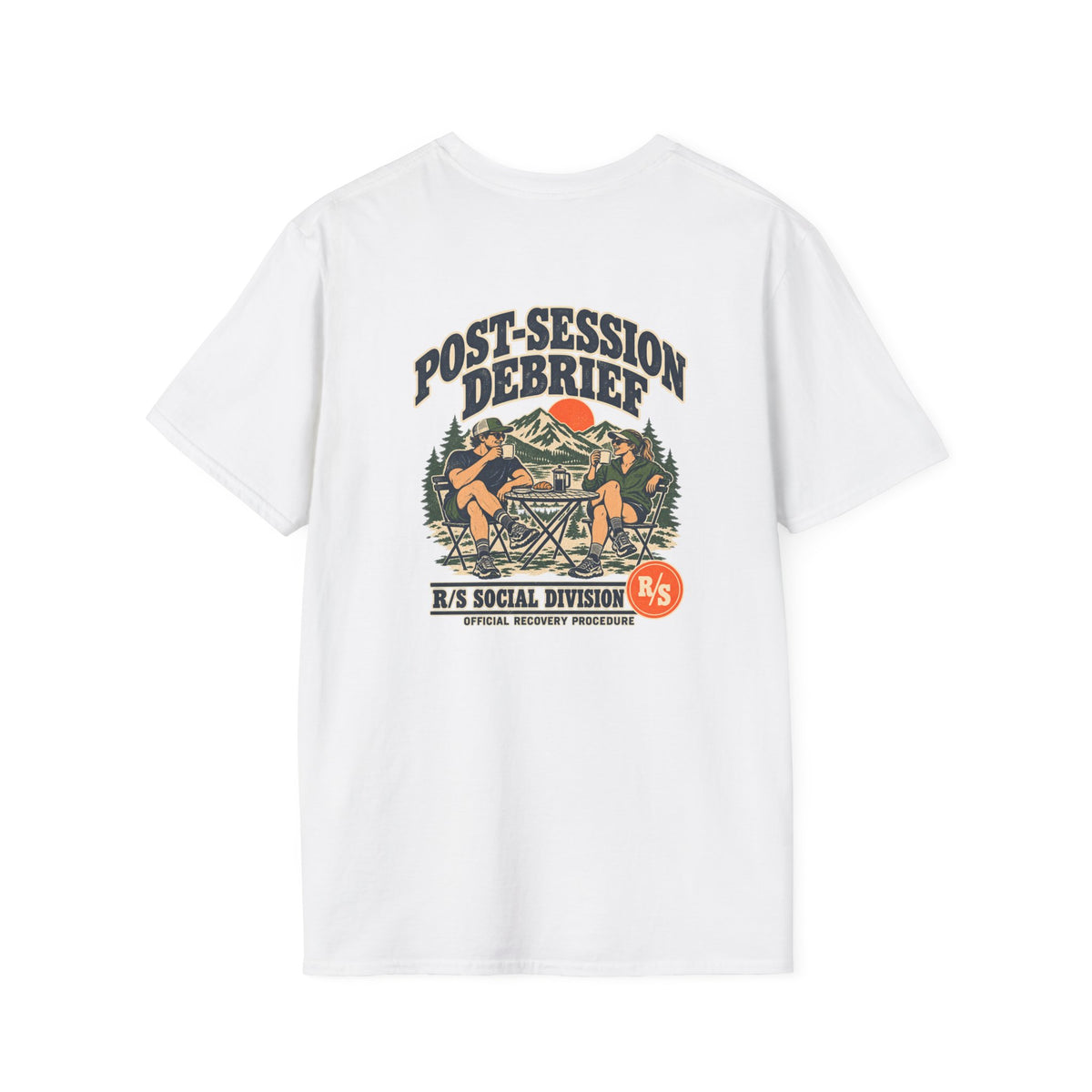 Social Division - Post session Debrief T-Shirt — Funny Retro Casual Tee
