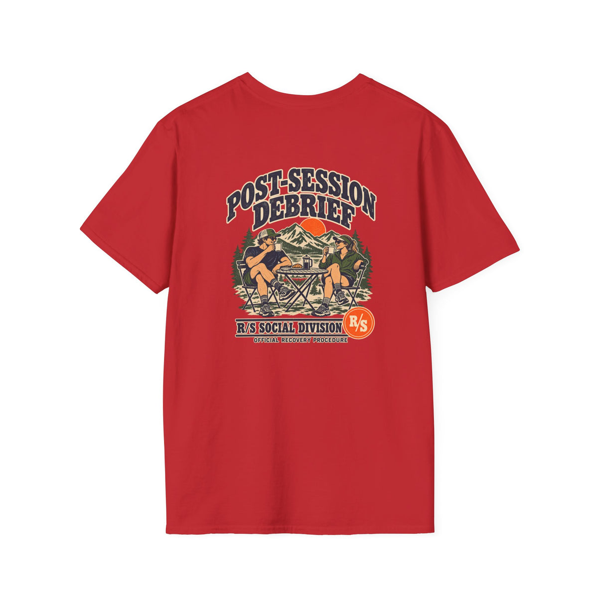 Social Division - Post session Debrief T-Shirt — Funny Retro Casual Tee
