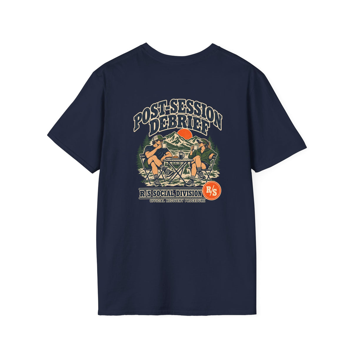 Social Division - Post session Debrief T-Shirt — Funny Retro Casual Tee