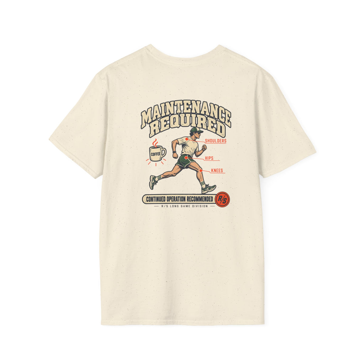 Run Division - Maintenance required T-Shirt — Funny Retro Casual Tee