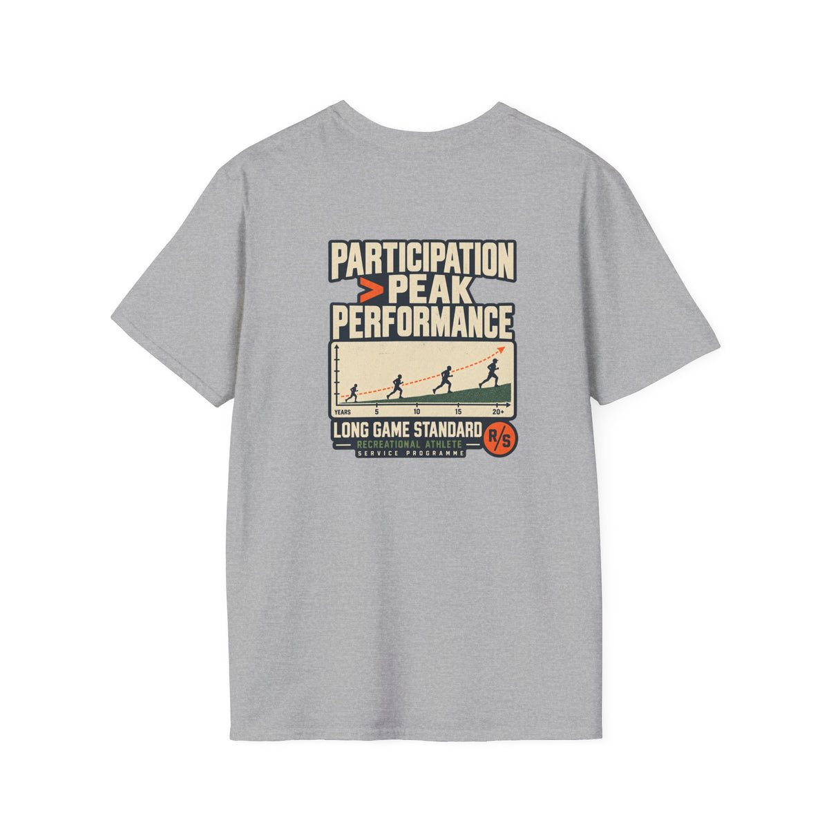 Run Division - Peak Performance T-Shirt — Funny Retro Casual Tee