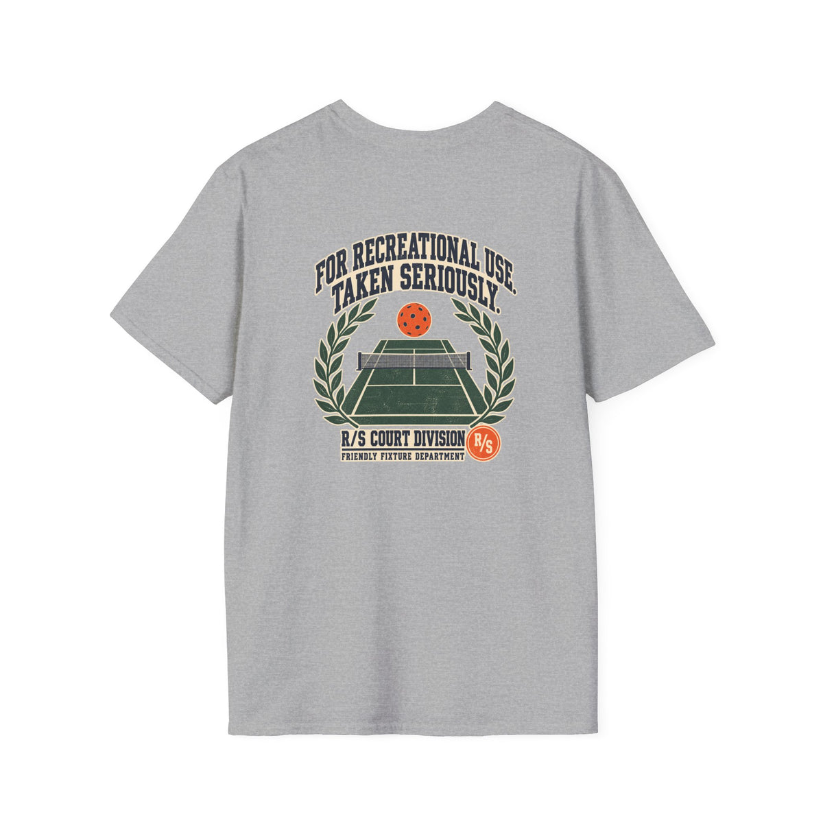 Court Division - For recreational use - Taken seriously T-Shirt — Funny Retro Casual Tee