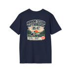 Run Division - Morning Run authorised. 5:47am start T-Shirt — Funny Retro Casual Tee