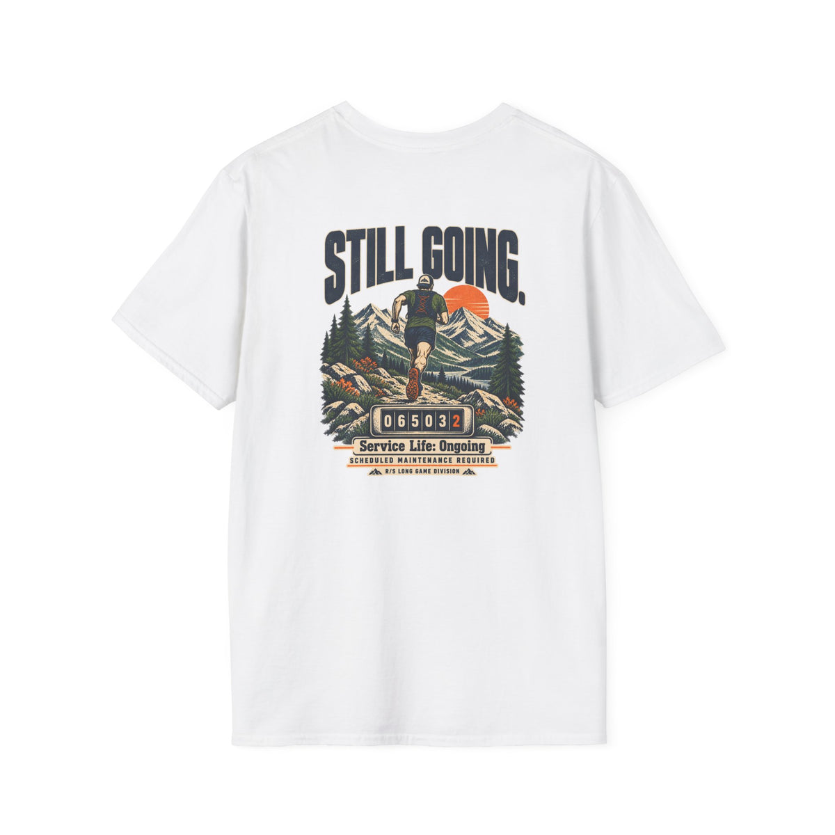 Run Division - Still going T-Shirt — Funny Retro Casual Tee