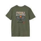 Court Division - Friendly Game. Allegedly T-Shirt — Funny Retro Casual Tee