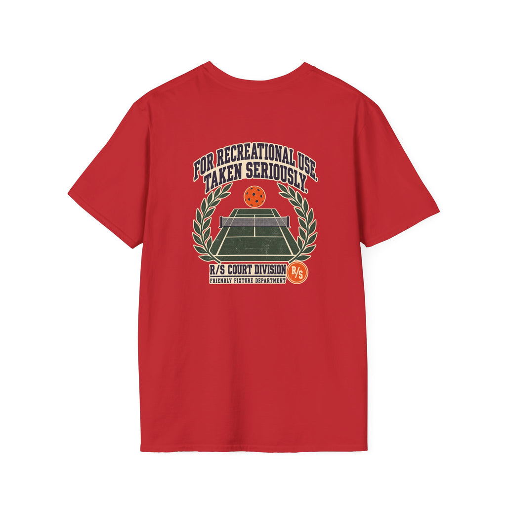 Court Division - For recreational use - Taken seriously T-Shirt — Funny Retro Casual Tee
