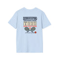 Court Division - Scorekeeping - Unnecessarily precise T-Shirt — Funny Retro Casual Tee