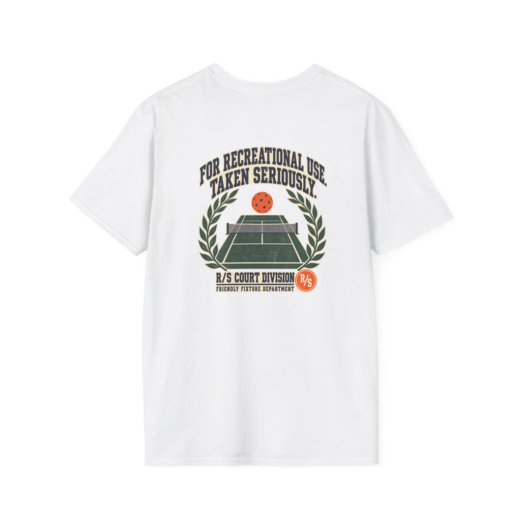 Court Division - For recreational use - Taken seriously T-Shirt — Funny Retro Casual Tee