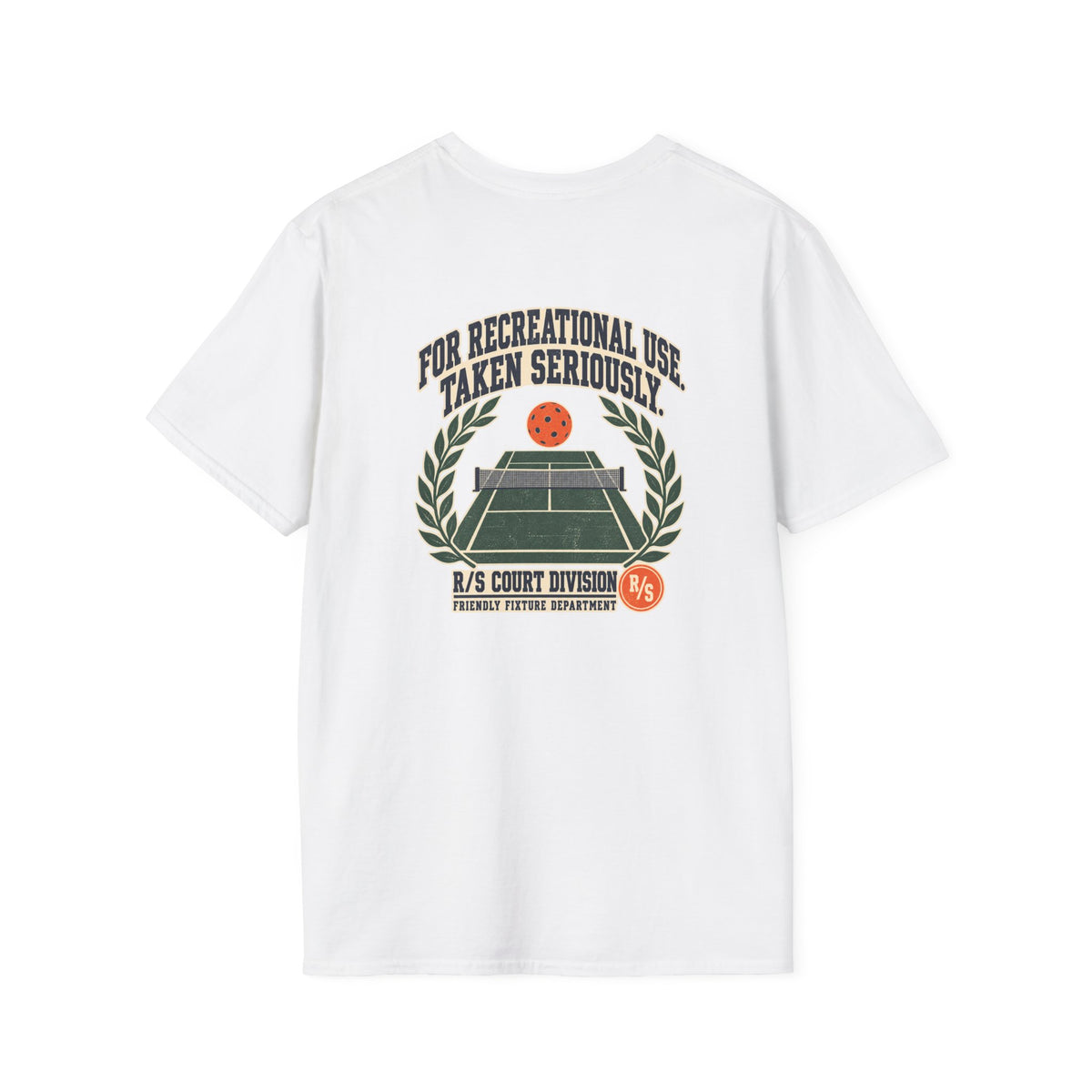 Court Division - For recreational use - Taken seriously T-Shirt — Funny Retro Casual Tee