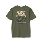 Court Division - Pickle ball - Friendly match -  Official Score T-Shirt — Funny Retro Casual Tee