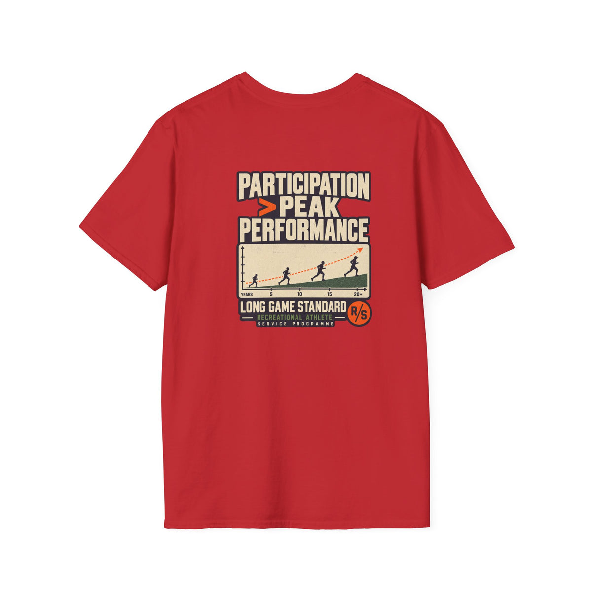 Run Division - Peak Performance T-Shirt — Funny Retro Casual Tee