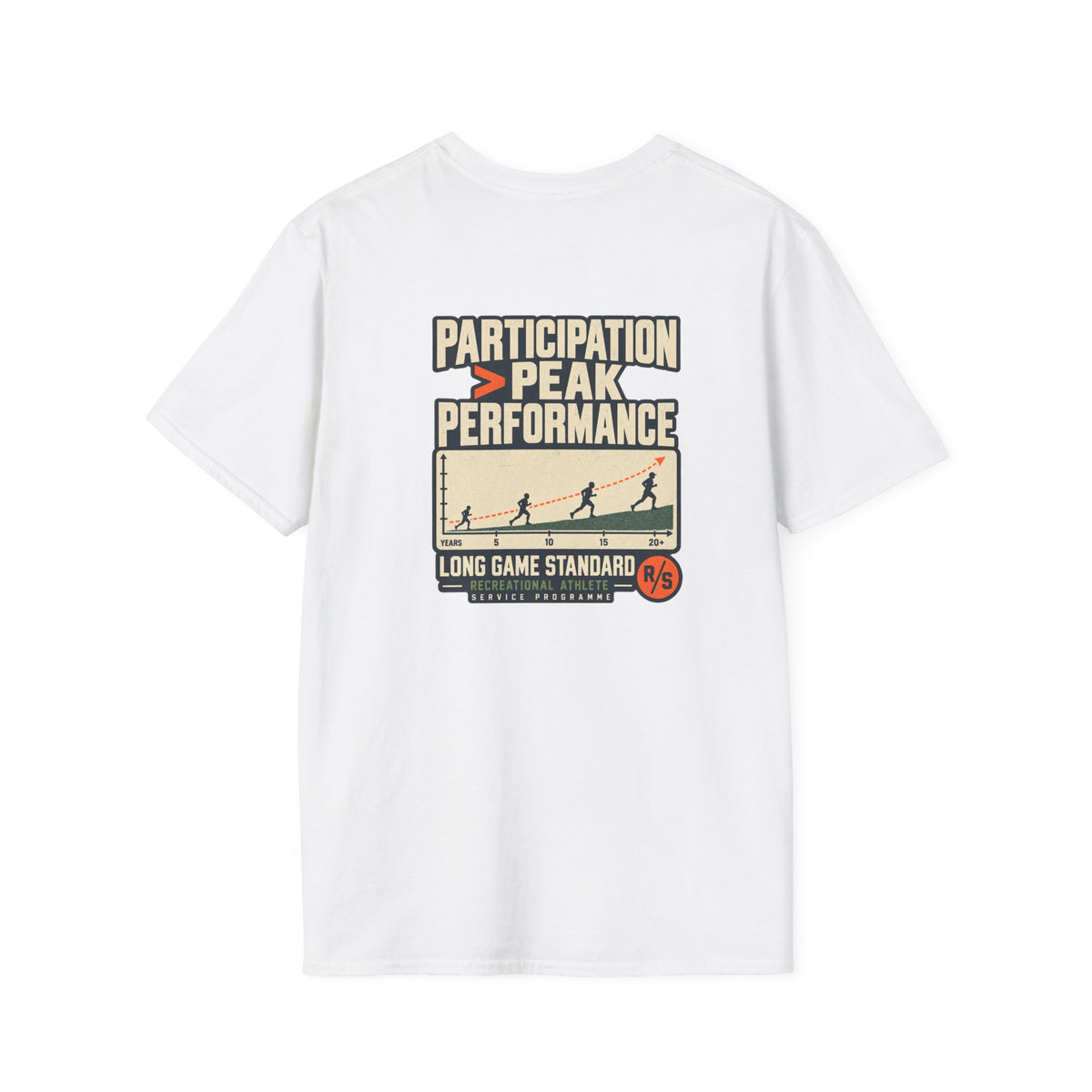 Run Division - Peak Performance T-Shirt — Funny Retro Casual Tee
