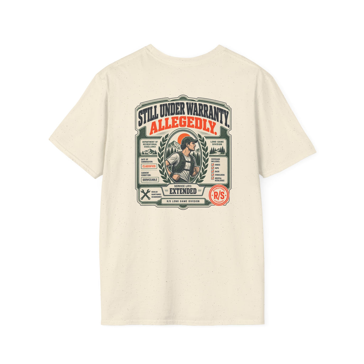 Run Division - Body still working T-Shirt — Funny Retro Casual Tee
