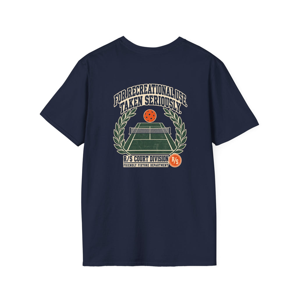 Court Division - For recreational use - Taken seriously T-Shirt — Funny Retro Casual Tee