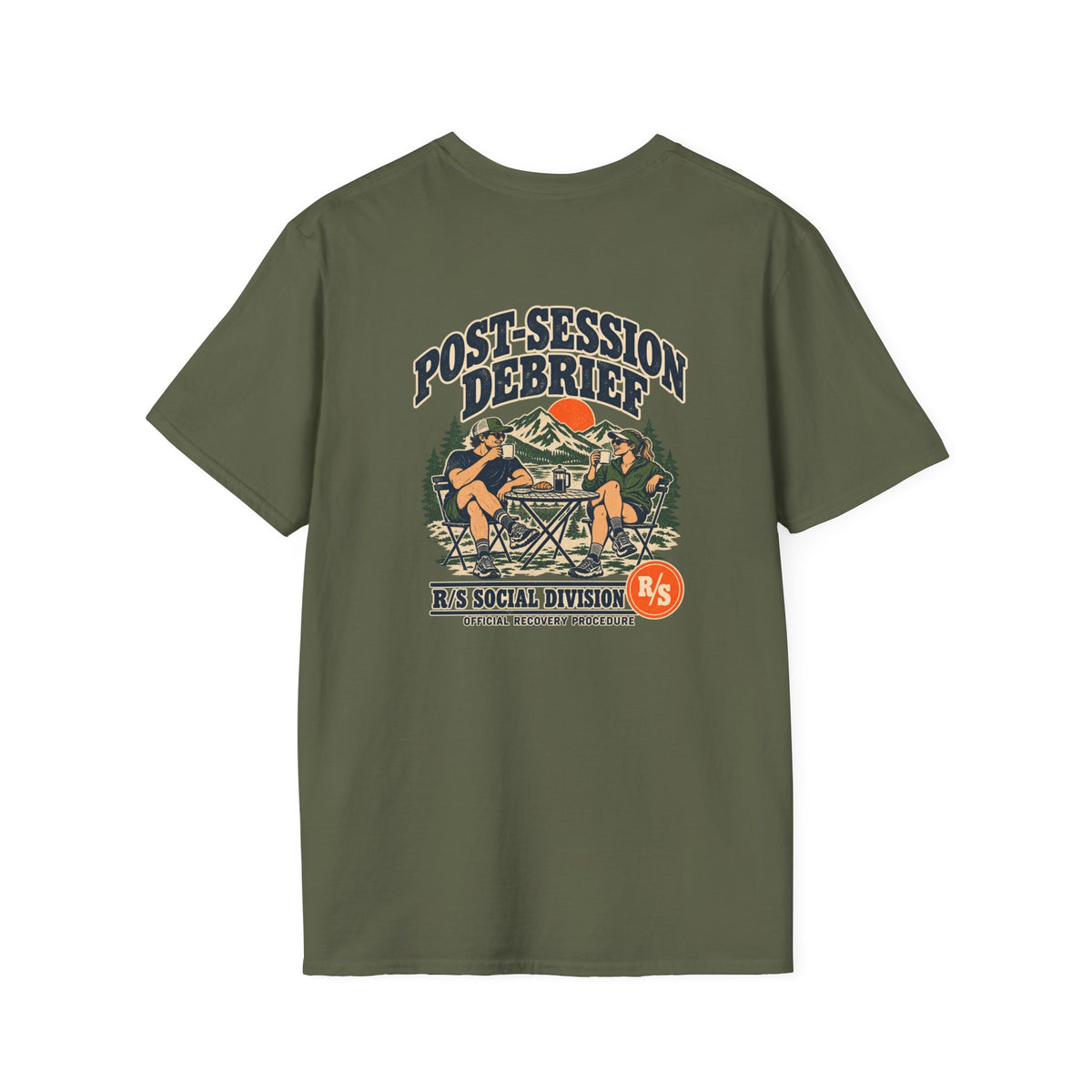 Social Division - Post session Debrief T-Shirt — Funny Retro Casual Tee