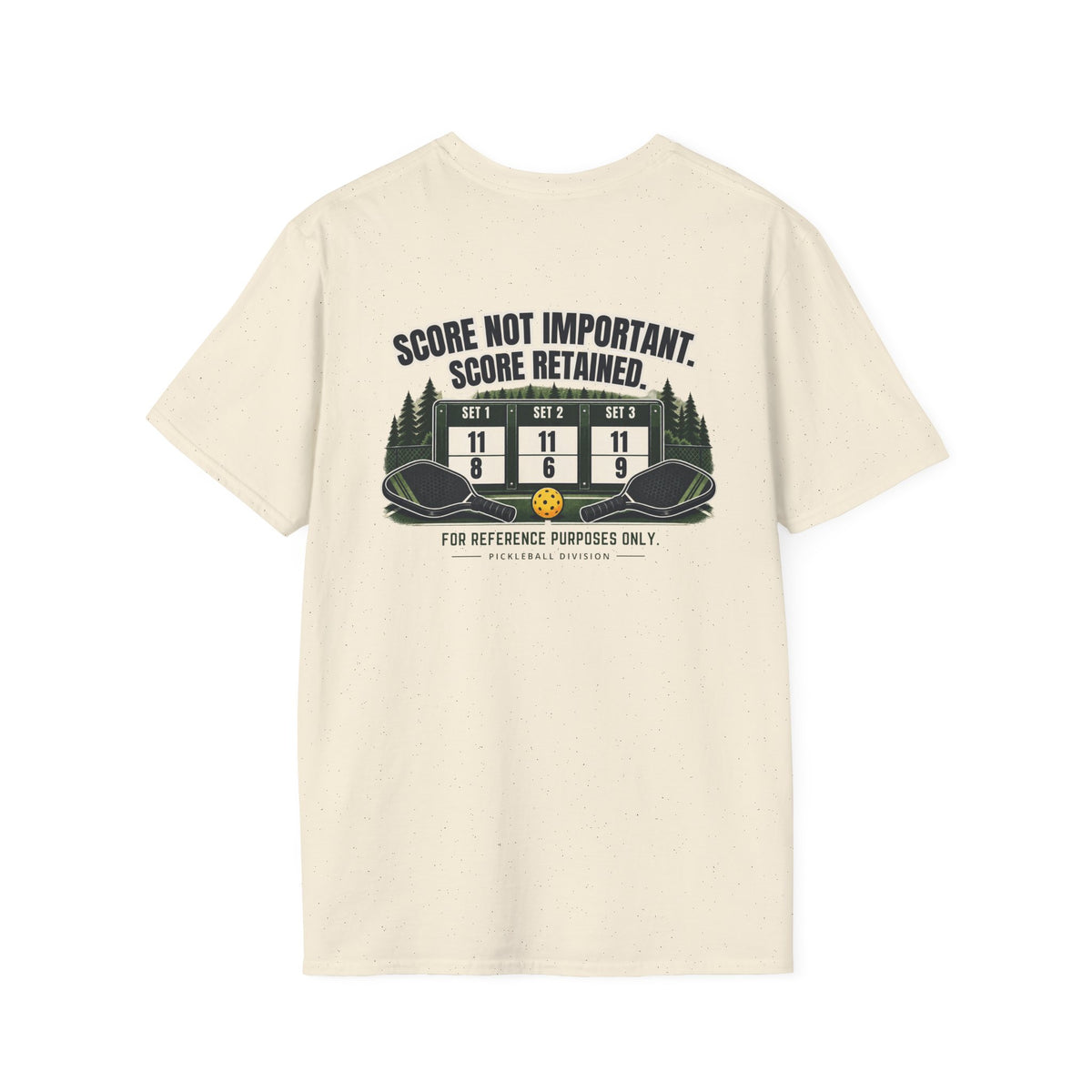 Court Division - Score NOT important - But its recorded T-Shirt — Funny Retro Casual Tee