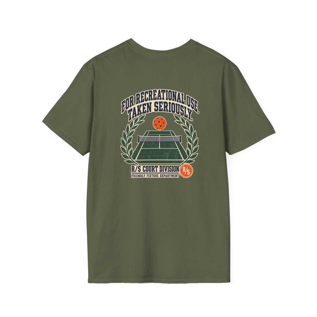 Court Division - For recreational use - Taken seriously T-Shirt — Funny Retro Casual Tee