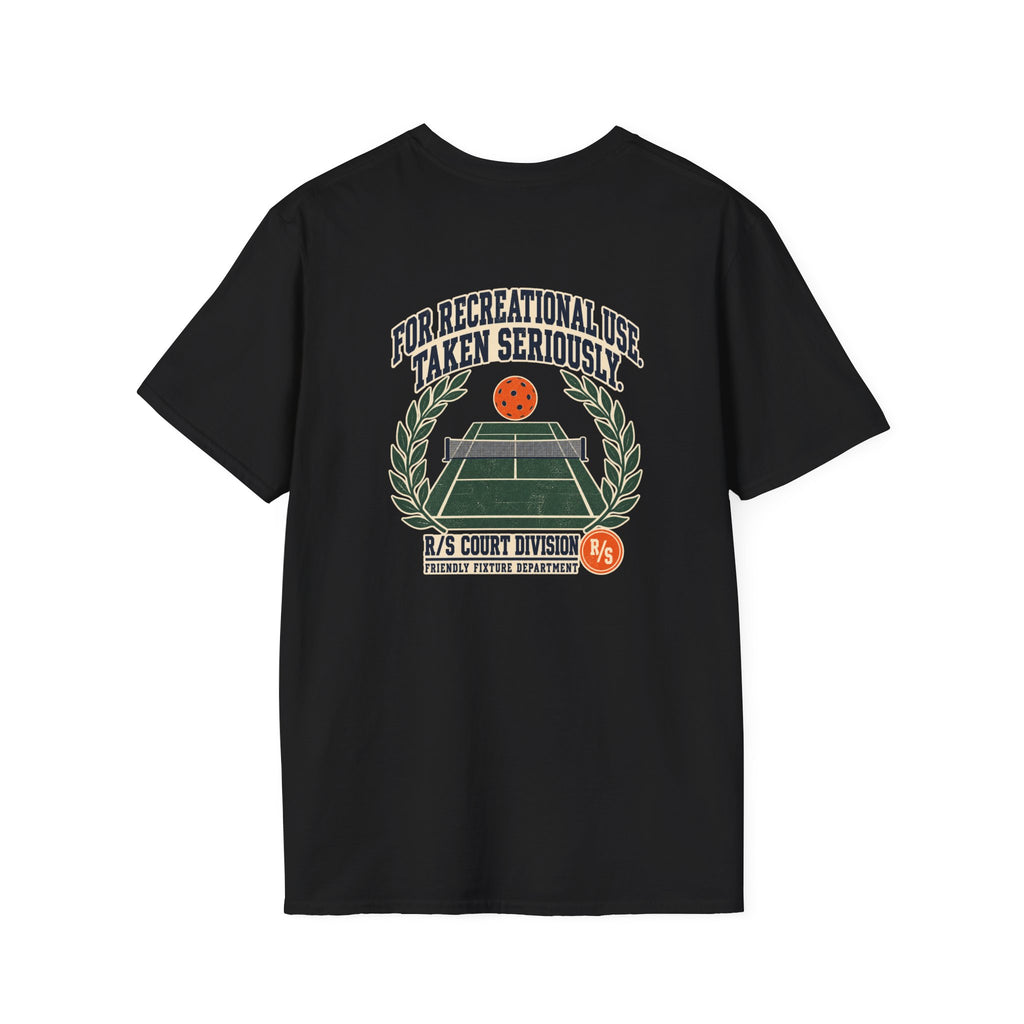 Court Division - For recreational use - Taken seriously T-Shirt — Funny Retro Casual Tee