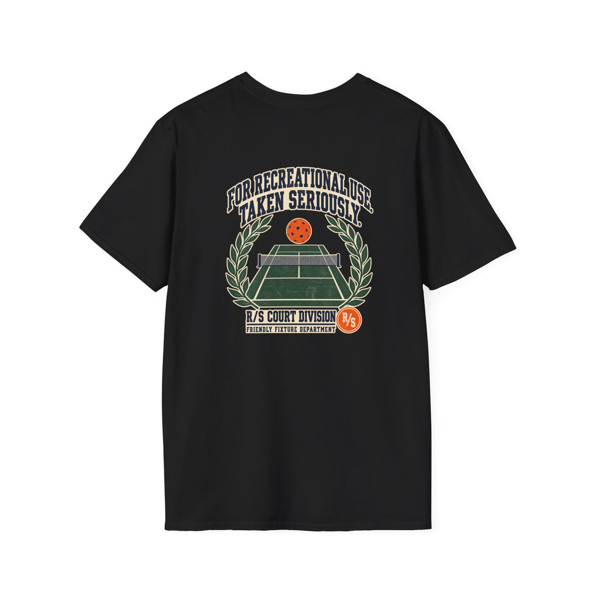 Court Division - For recreational use - Taken seriously T-Shirt — Funny Retro Casual Tee