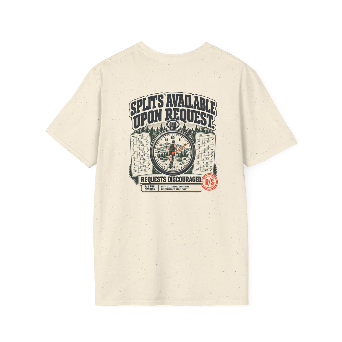 Run Division - Splits available upon request T-Shirt — Funny Retro Casual Tee