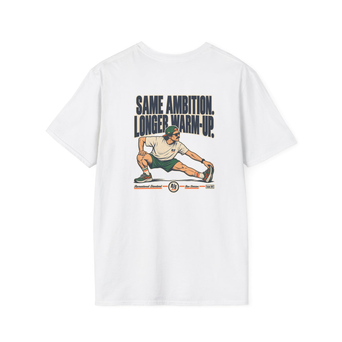Run Division - Same ambition - Longer warm-up T-Shirt — Funny Retro Casual Tee