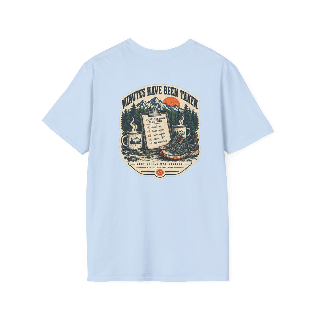 Trail Division - Minutes have been taken T-Shirt — Funny Retro Casual Tee