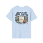 Court Division - Pickle ball - Casual game. Friendly objection T-Shirt — Funny Retro Casual Tee