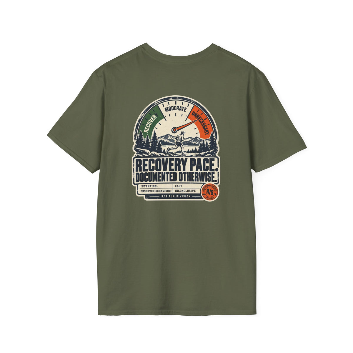 Run Division - Run Recovery essential T-Shirt — Funny Retro Casual Tee