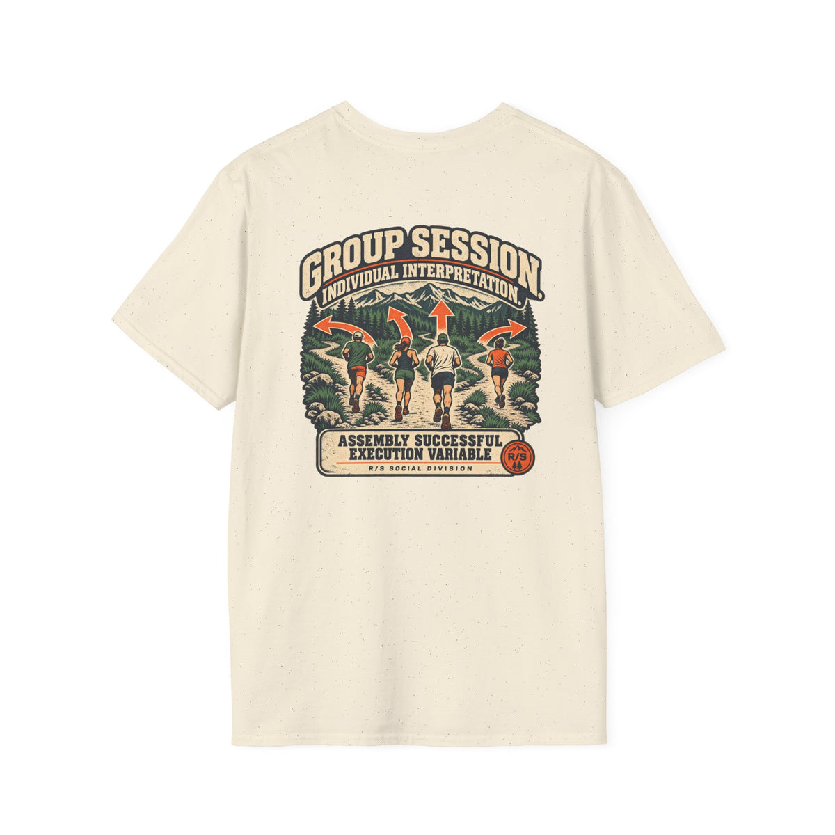 Social Division - Group Session Run T-Shirt — Funny Retro Casual Tee