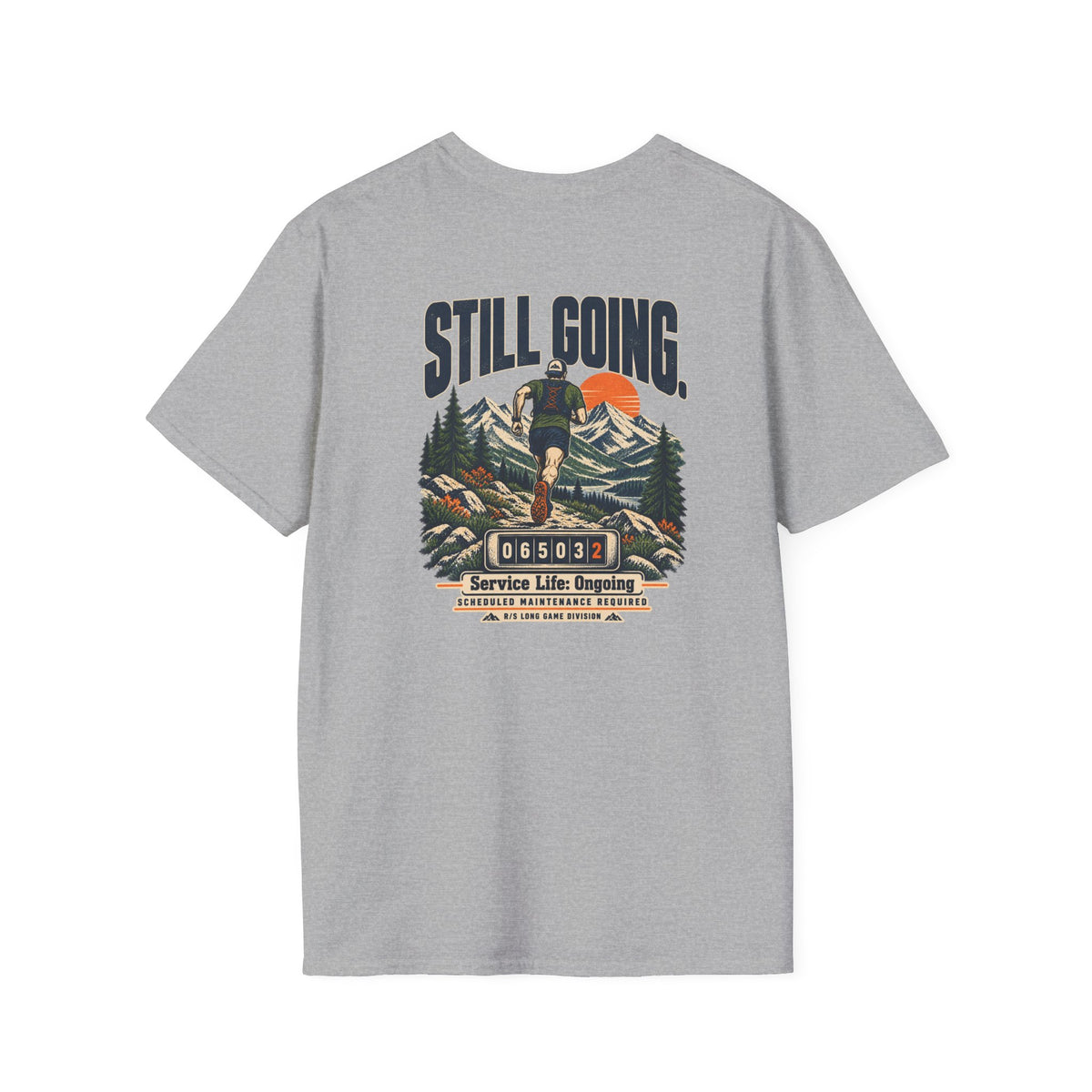 Run Division - Still going T-Shirt — Funny Retro Casual Tee