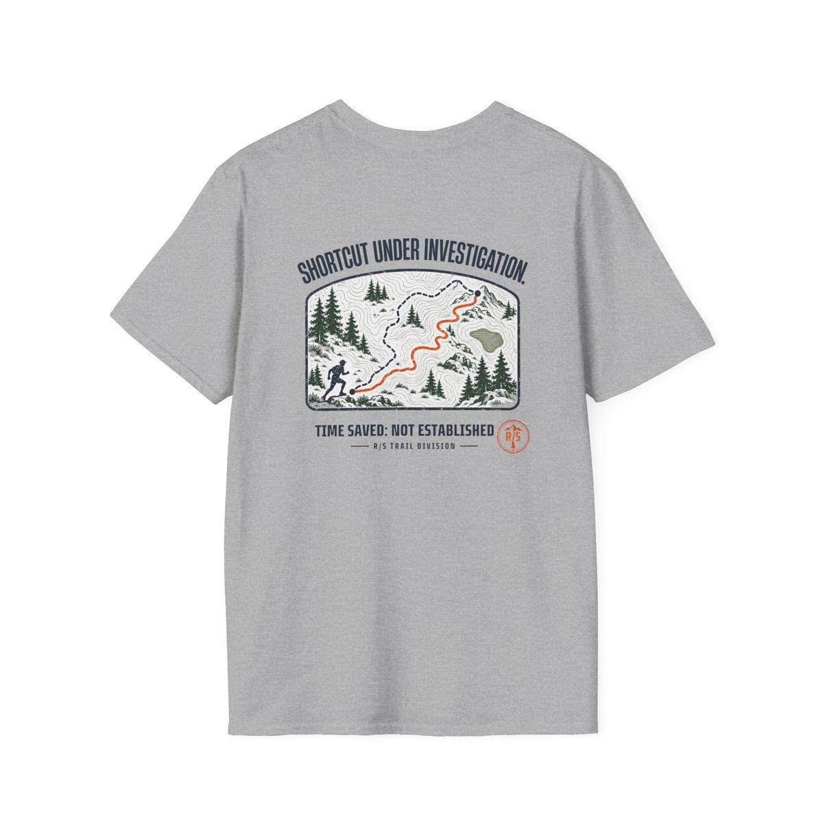 Trail Division - Shortcut under investigation T-Shirt — Funny Retro Casual Tee