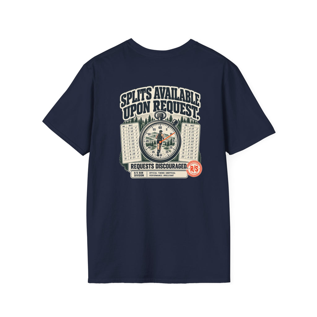 Run Division - Splits available upon request T-Shirt — Funny Retro Casual Tee