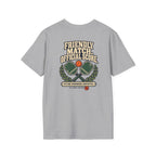 Court Division - Pickle ball - Friendly match -  Official Score T-Shirt — Funny Retro Casual Tee