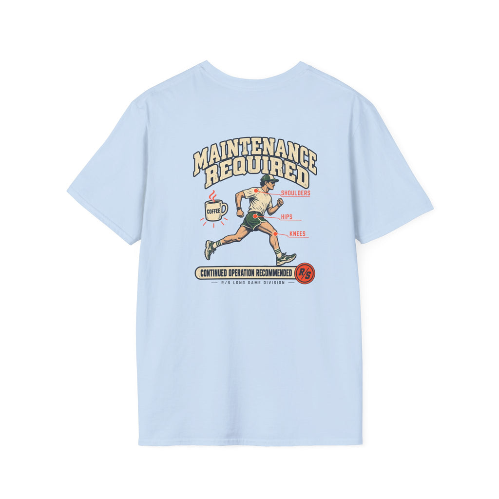 Run Division - Maintenance required T-Shirt — Funny Retro Casual Tee