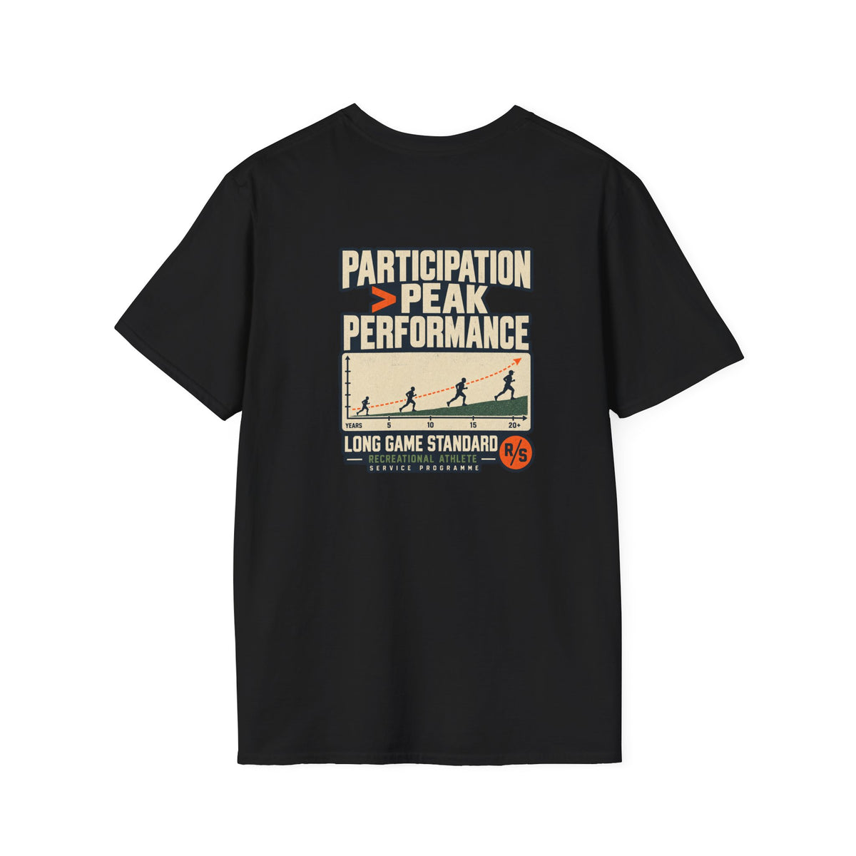 Run Division - Peak Performance T-Shirt — Funny Retro Casual Tee