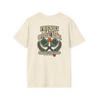 Court Division - Pickle ball - Friendly match -  Official Score T-Shirt — Funny Retro Casual Tee