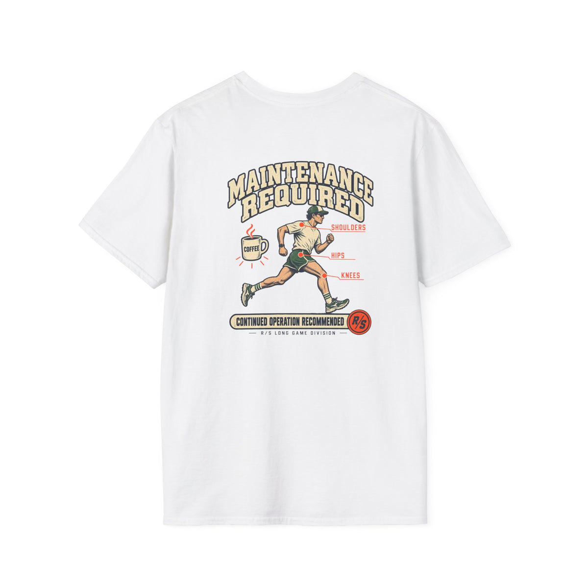 Run Division - Maintenance required T-Shirt — Funny Retro Casual Tee
