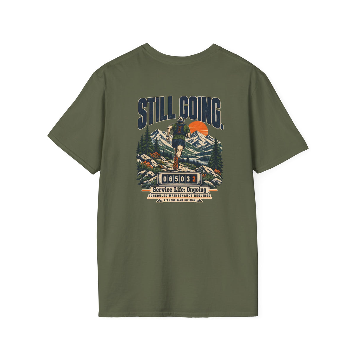 Run Division - Still going T-Shirt — Funny Retro Casual Tee