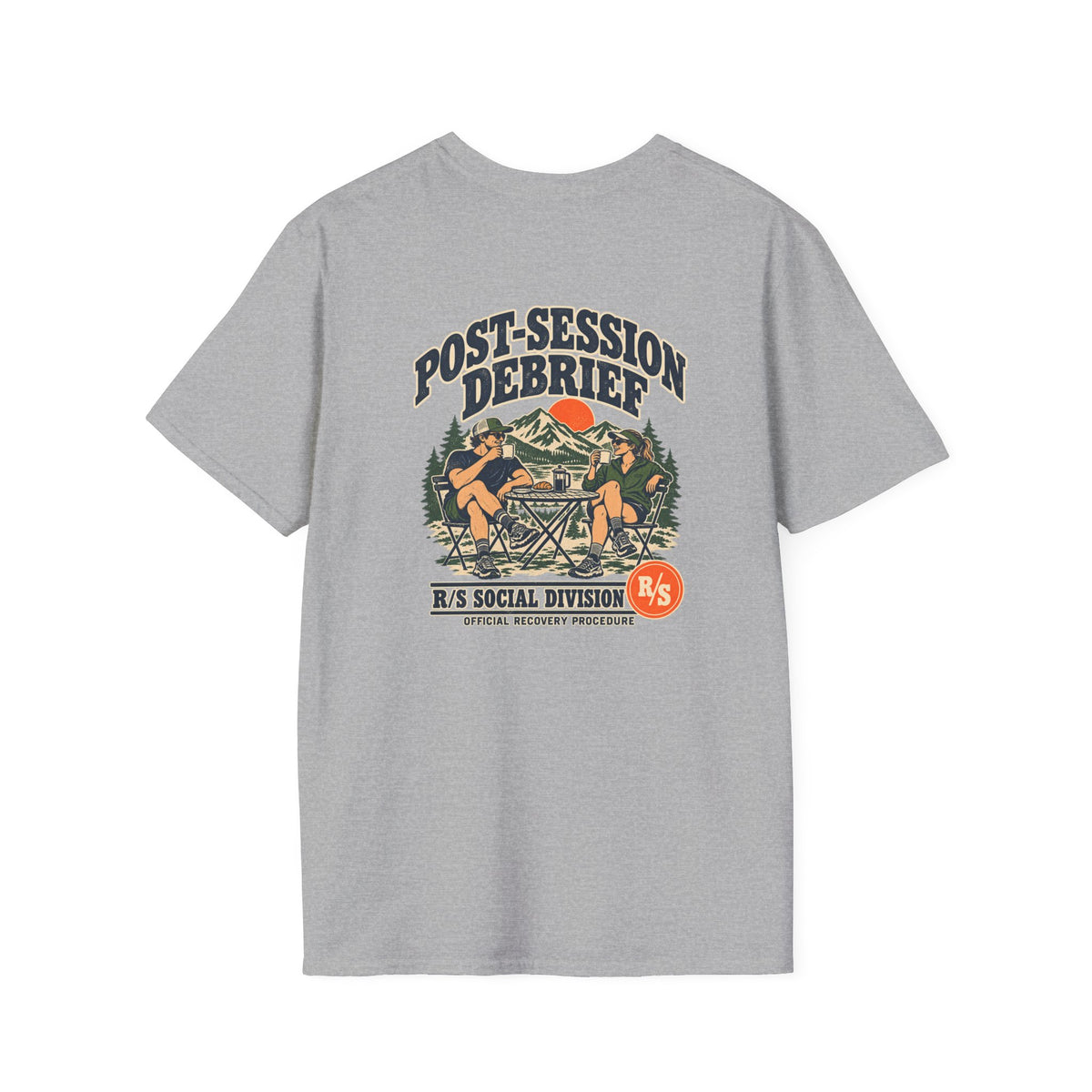 Social Division - Post session Debrief T-Shirt — Funny Retro Casual Tee