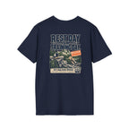 Run Division - Rest day is a training day T-Shirt — Funny Retro Casual Tee