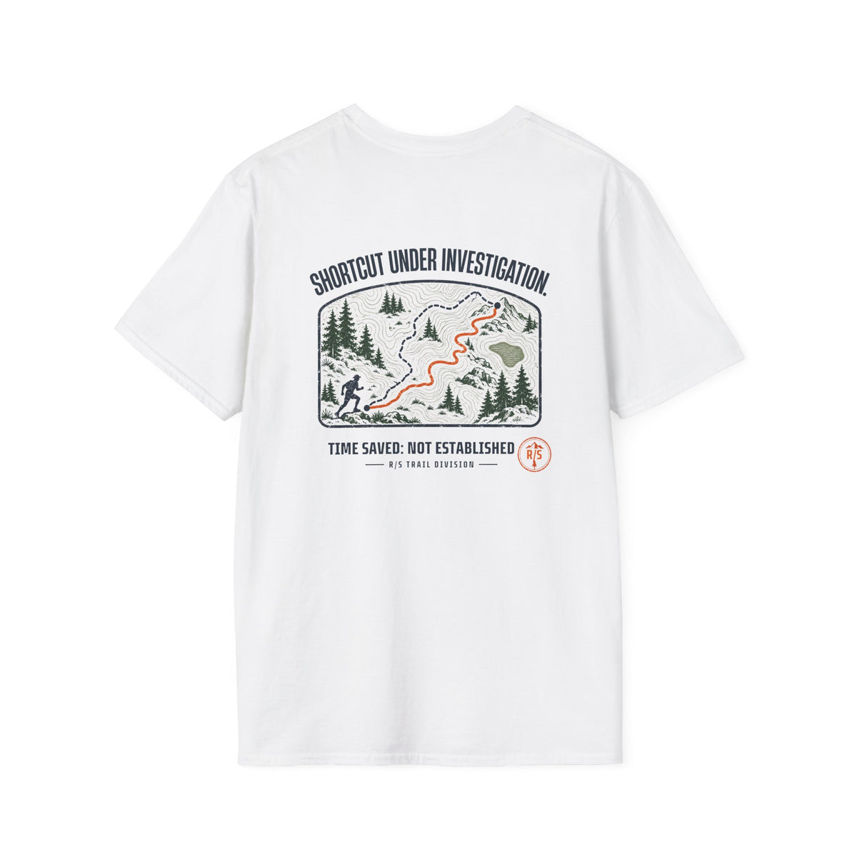 Trail Division - Shortcut under investigation T-Shirt — Funny Retro Casual Tee