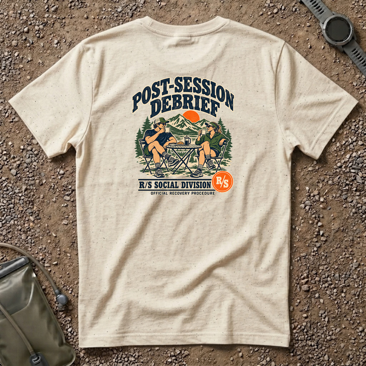 Social Division - Group Session Run T-Shirt — Funny Retro Casual Tee