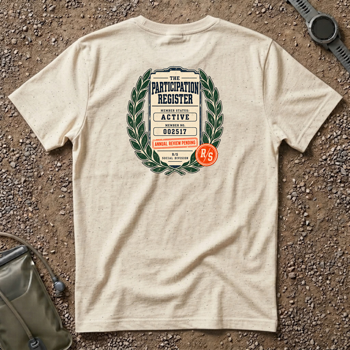 Social Division - Participation Register T-shirt — Funny Retro Casual Tee