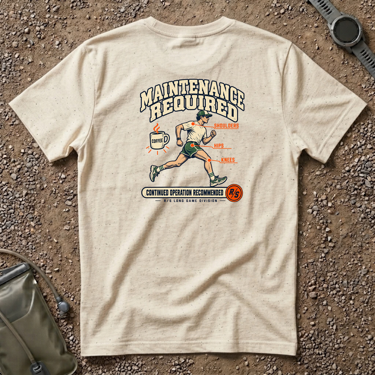 Run Division - Maintenance required T-Shirt — Funny Retro Casual Tee